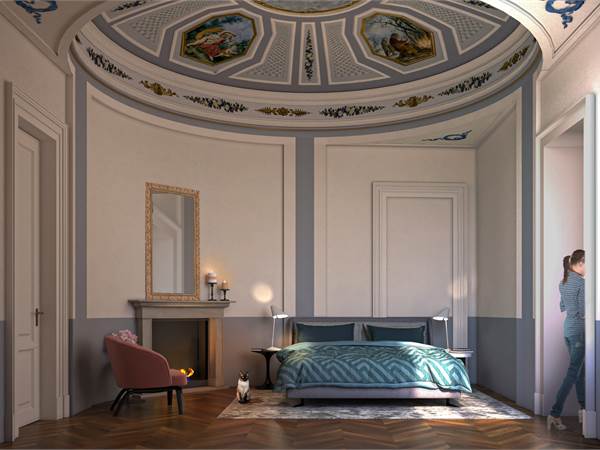 VILLA MORLANI - Bilocale al piano nobile